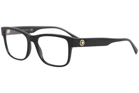 versace glasses frames black and gold|Versace gold frame glasses men's.